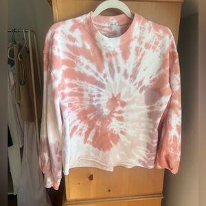 Abercrombie & Fitch Pink Tie-Dye Sweatshirt
